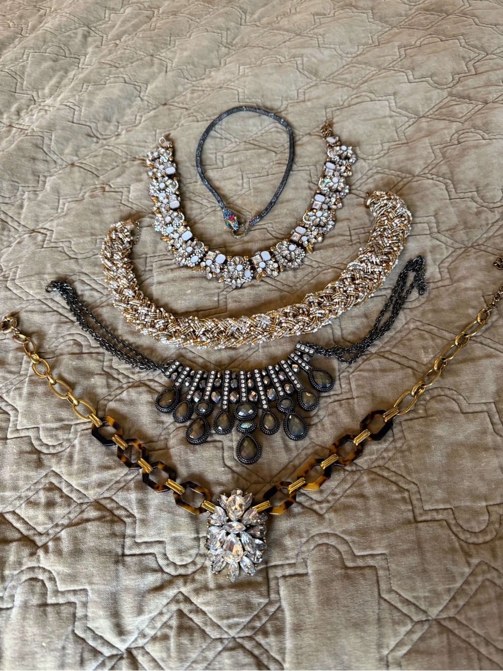 Lot of 5 Statement Necklaces